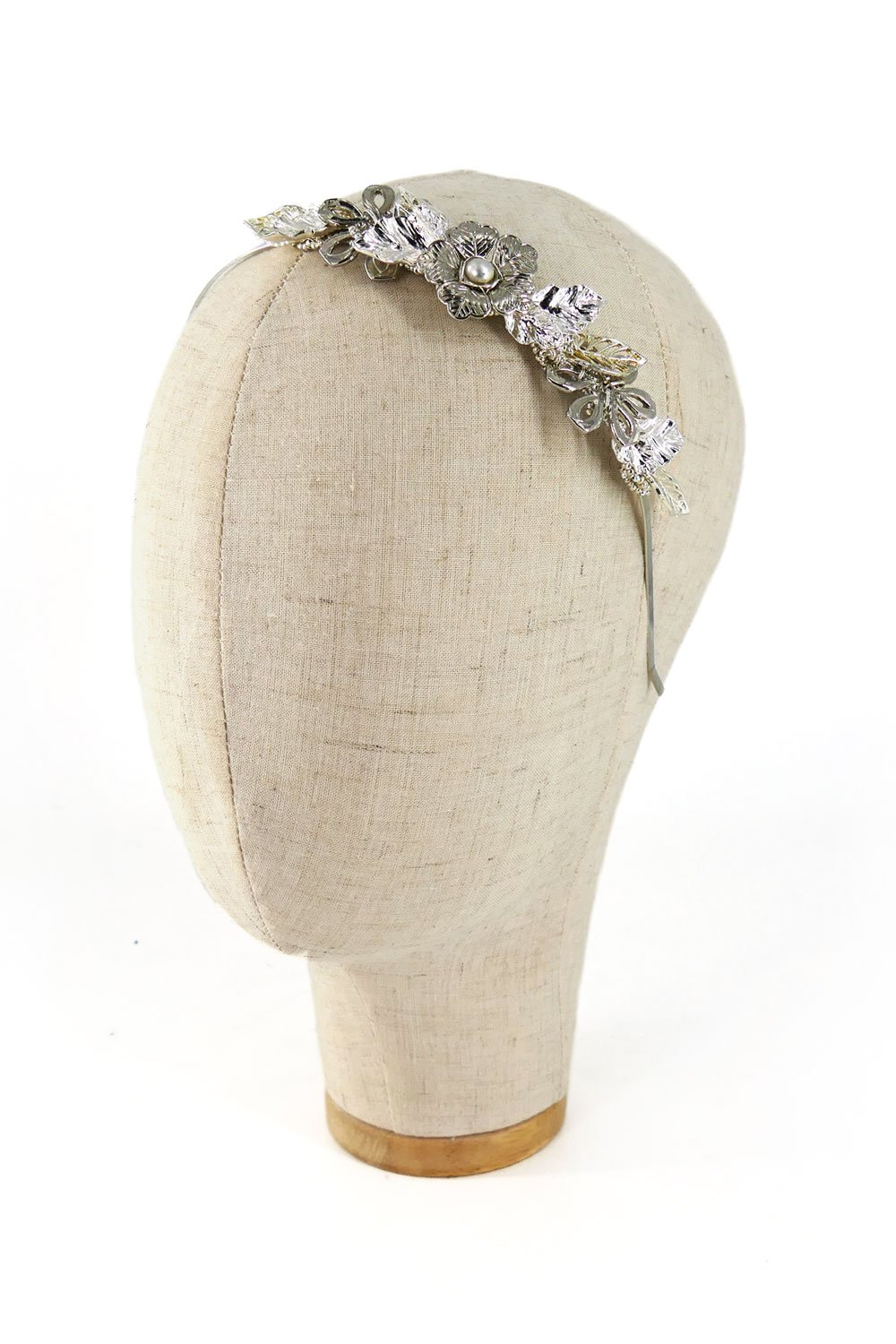 Cerchietto gioiello con filigrane argento