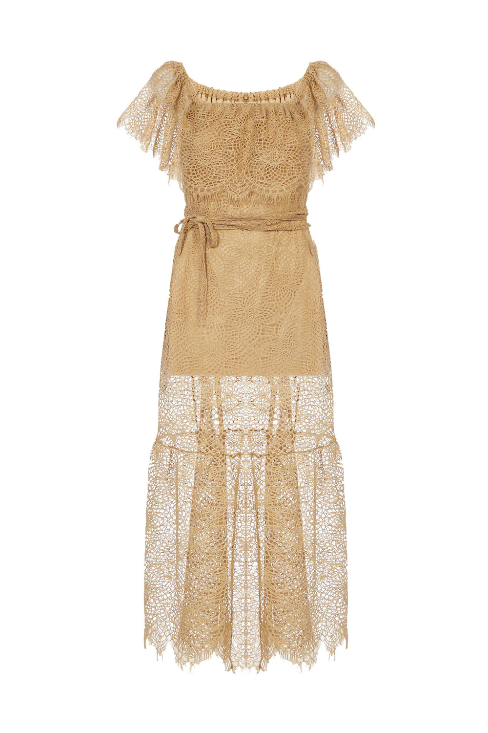 10276-BE_1 Aurora Lace Dress 65_ Cotton 35 _ Nylon